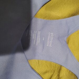 Girlfriend Collective Blue Sports Bra